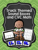 Truck Themed Sound Boxes and CVC Word Mats