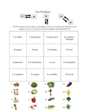 Spanish Vegetable Vocabulary Activities - Magic Squares
