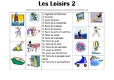 FRENCH - Picture Match - Les Loisirs 2 (hobbies)