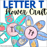 Letter T Flower Craft | A Beginning Sound and Letter Recognition Craft