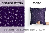 Zodiac Vector Pattern  Digital Paper
