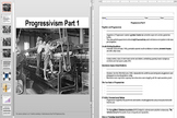 The Progressive Era Begins Powerpoint AND Notes Worksheet