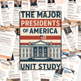 U.S. Presidents Unit Study  | American History Bundle | Digital Download Cards