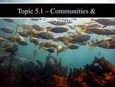 IB Biology (2009) - Topic 5.1 - Communities and Ecosystems PPT
