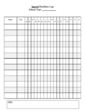*EDITABLE* Speech Therapy Baseline Log
