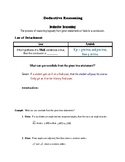 Geometry Notes (Logic & Reasoning) - Deductive Reasoning