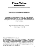 Place Value Assessment