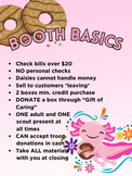 Girl Scout Booth Basics Cheat Sheet