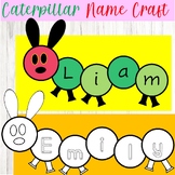 Very Hungry Caterpillar Name Craft , Back to school craft , Spring activity