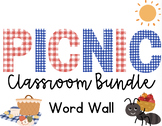 Picnic Classroom Bundle: Word Wall