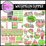 Watermelon Summer Clipart Bundle