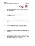 Geometry - Solids - Volumes and Surface Area - Advanced (Ver B)