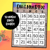 Dia De Los Muertos Bingo | 30 Cards | Day of the Dead Bingo | Los Muertos Party
