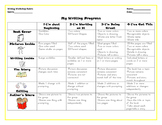 My Writing Progress Rubric and Data Tracker