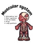 The Muscular System Informational Text Reading Comprehension Worksheet