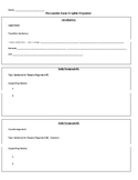 Persuasive Essay Graphic Organizer