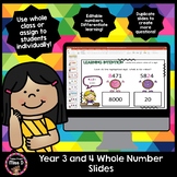 Year 3 and 4 Whole Number Slides - Distance Learning