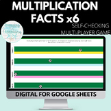 Multiplication Facts 6s Self-Checking Digital Activity