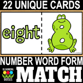 Leap Year Frog Word Form Number Match Cards