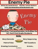 Storylineonline: Enemy Pie ~ Reading Comprehension Activity