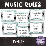 Music Rules Poster Set