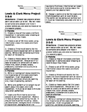Lewis and Clark Menu Project