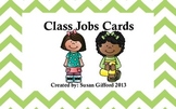 Chevron Class Jobs Cards