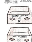 Dressing for Summer and Fall File Folder Game