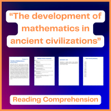 (The development of mathematics in ancient civilizations): Creative Activities