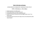 1920's Old Values v. New Values Writing Topics and Essay Questions