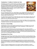 The History of Thanksgiving Reading Summary and Questions