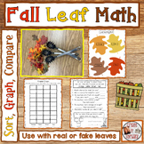 Fall Leaf Sorting, Graphing, and Comparing Math Center