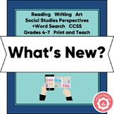 Current Events Study Guide Analyze News Stories CCSS Grades 3-6 Print and Teach