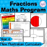 Year 4 Fractions Australian Curriculum Maths Program