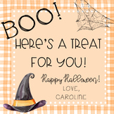 Halloween Treat Tag