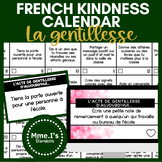 French Kindness Activity | La gentillesse | Random Acts of Kindness Calendar