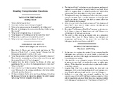 The Ransom of Red Chief by O. Henry with Reading Comprehension Questions