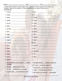Past Simple with Solia Jumbled Words Spanish Worksheet