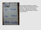 French Irregular Verbs Flipbook Study Aid