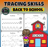 Back to School Tracing Fine Motor Skill Activities Trace