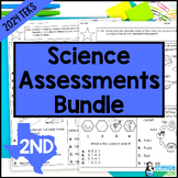 2nd Grade Science TEKS Assessments BUNDLE | Printable | Quizzes