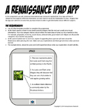 Renaissance Graphic Organizer Looks Like an IPAD! Now Common Core!