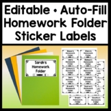 Editable Folder Labels with Avery Labels {Auto-Fill 30 Names!}
