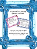 3rd grade Reading STAAR question stem cards by TEKS standards