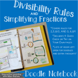 Simplify Fractions Using Divisibility Rules
