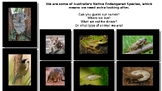 Austrlaian Threatened Specicies Card Info