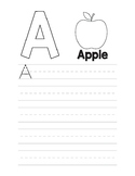 Alphabet Handwriting Charts Cursive Manuscript Print Letters Posters