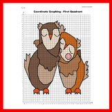 Valentine's Day/Mother's Day Coordinate Graphing Picture: Owl