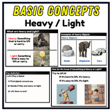 Heavy / Light-"Basic Concepts" Google Slides Lesson - Size Comparison