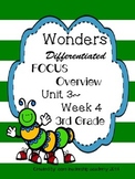 Wonders CCSS-Differentiated Focus Overview ~Unit 3 Week 4 -grade 3